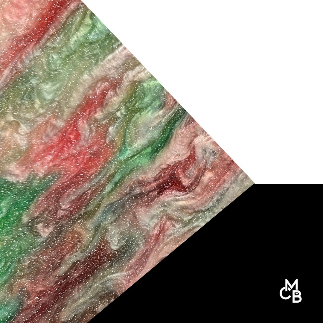 1/8" Rouge Revelry Marbled Glitter Cast Acrylic Sheets - Acrylic Sheets